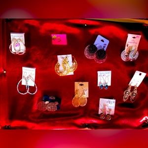 10 pair ear rings
